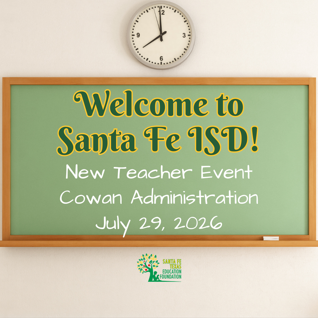 Welcome 2026-27 NEW Teachers in Santa Fe ISD! - logo